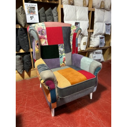 TRONE ne pas se prendre au sérieux fauteuil PATCHWORCK POUR UNE MAISON JOYEUSE