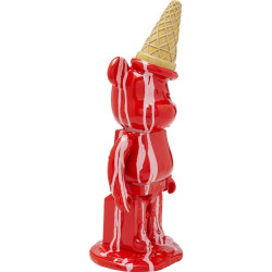 Déco ours glace ROUGE Kare...