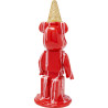 Déco ours glace ROUGE Kare Design nounours cornet glace fondu dégoulinures