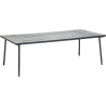 Kare design GRAND TABLE basse DE SALON thekla k79732 140 x 70cm MOTIFS géométriques zébre BASE NOIRE