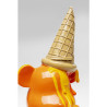 Déco ours glace Kare Design nounours Figurine décorative Sitting Gelato Bear Orange