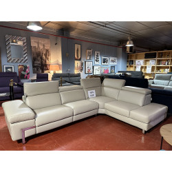 CUIR 2 électriques TRANSATS RELAX 100% cuir EPAIS fabrication Italienne de QUALITE toutes têtières relax MANUELLES Réf BROOKLYN