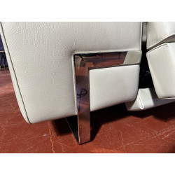 CUIR 2 électriques TRANSATS RELAX 100% cuir EPAIS fabrication Italienne de QUALITE toutes têtières relax MANUELLES Réf BROOKLYN