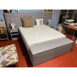 PURE king-size 180 par 200 ensemble hôtellerie (tête CHEVETS matelas SOMMIERS pieds COFFRE)