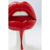 Rouge à lèvres rouge STATUE Hot Lips 26cm Déco Objet décoratif Kare Design embrassez moi !