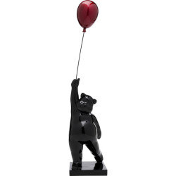 Déco ours noir ballon Kare...