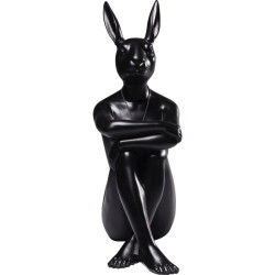 Déco Gangster lapin LAPINNE noir Kare Design collaboration avec le couple d’artistes Australiens Gillie et Marc
