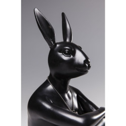 Déco Gangster lapin LAPINNE noir Kare Design collaboration avec le couple d’artistes Australiens Gillie et Marc