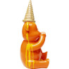 Déco ours glace Kare Design nounours Figurine décorative Sitting Gelato Bear Orange