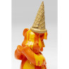 Déco ours glace Kare Design nounours Figurine décorative Sitting Gelato Bear Orange