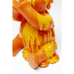 Déco ours glace Kare Design nounours Figurine décorative Sitting Gelato Bear Orange