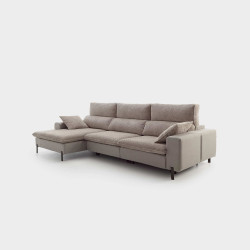 ALLEGRA angle droite 3 assises coulissantes (méridienne avec coffre)+ VRAI RELAX FAMILIALE le CONFORT POUR touS