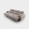 ALLEGRA angle droite 3 assises coulissantes (méridienne avec coffre)+ VRAI RELAX FAMILIALE le CONFORT POUR touS