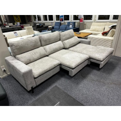 ALLEGRA angle droite 3 assises coulissantes (méridienne avec coffre)+ VRAI RELAX FAMILIALE le CONFORT POUR touS
