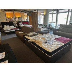 Clic-clac COMPLET déhoussable matelas 12 cm Couchage 130 x 190 + coffre de rangement + LATTES + COUETTE + 2 COUSSINS