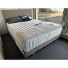 Matelas BREZZA palace 160*200 1500 ressorts ensachés 7 ZONES de CONFORT (zone lombaire + ferme), garnissage LATEX coton CASHMERE