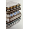 Matelas BREZZA palace 160*200 1500 ressorts ensachés 7 ZONES de CONFORT (zone lombaire + ferme), garnissage LATEX coton CASHMERE