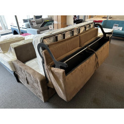 Matelas 17 cm largeur 160 cm Canapé Rapido couchage de tous les jours ferme & encombrement réduit partiellement déhoussable