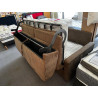 Matelas 17 cm largeur 160 cm Canapé Rapido couchage de tous les jours ferme & encombrement réduit partiellement déhoussable