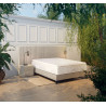 Matelas BREZZA palace 160*200 1500 ressorts ensachés 7 ZONES de CONFORT (zone lombaire + ferme), garnissage LATEX coton CASHMERE