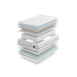 Pour les dos exigeant SENSE SPRING Matelas de QUALITE suspension RESSORTS ENSACHES soutien individuel confort FERME 160 x 200