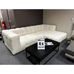 MILAN canapé Esprit BIG MAMA BUBBLE angle droite DESIGN & CONFORTABLE en option dans de nombreux autres revetements et couleurs