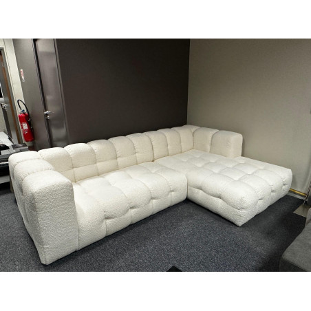 MILAN canapé Esprit BIG MAMA BUBBLE angle droite DESIGN & CONFORTABLE en option dans de nombreux autres revetements et couleurs