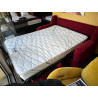 Canapé lit Matelas 20 CM Couchage largeur 140 cm rapido Convertible pour TOUS LES JOURS haut DOSSIER cale la tete