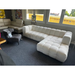 MILAN canapé Esprit BIG MAMA BUBBLE angle droite DESIGN & CONFORTABLE en option dans de nombreux autres revetements et couleurs