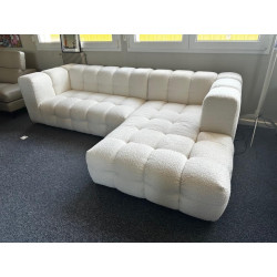MILAN canapé Esprit BIG MAMA BUBBLE angle droite DESIGN & CONFORTABLE en option dans de nombreux autres revetements et couleurs