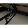 COFFRES 2*80 + TÊTE 160 cloutées SOMMIERS capitonés CONTAINER grand rangement + DOSSERET + PIEDS ensemble DESIGN CHESTER