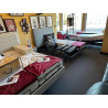 U panoramique ANGLE double COFFRE canapé avec fonction relax Familiale convertible lit d'appoint + 4 tétieres relax