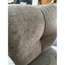 MILANO chaise assise extraordinaire ressorts ensachés fonction TOURNANTE et PIVOTANTE A 90° AVEC RAPPEL textile très solide