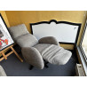 INCROYABLE Fauteuil sur batterie KETTY avec FONCTIONS tournante relax 2 MOTEURS réglages indépendant + releveur leve perssonne