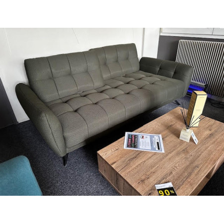 520 BEAU canapé ROCK & CONFORT fonction RELAX XL & APERO textille FLEX-MILANO nid d'abeille