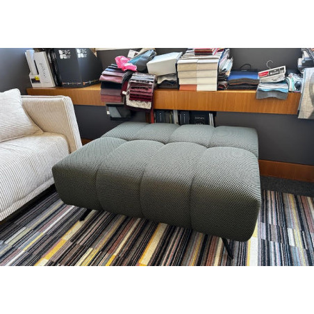 520 BEAU big POUF ROCK & CONFORT fonction RELAX XL & APERO textille FLEX-MILANO nid d'abeille