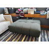 520 BEAU big POUF ROCK & CONFORT fonction RELAX XL & APERO textille FLEX-MILANO nid d'abeille
