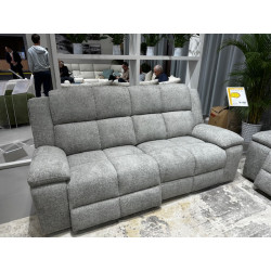 205cm design BUBBLE teinte clair dossier HAUT relaxation transat électrique canapé SAINT RAPHAEL 3 places assises ferme