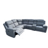 6-5 PLACES angle REVERSIBLE et MODULABLE 2 SIEGES ELECTRIQUES TISSU HAUTE QUALITE Réf St MAXIME 526
