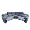 6-5 PLACES angle REVERSIBLE et MODULABLE 2 SIEGES ELECTRIQUES TISSU HAUTE QUALITE Réf St MAXIME 526