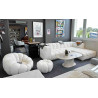 COSY M004 pivotant FAUTEUIL & POUF bubble NUAGE bouclette