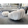 COSY M004 pivotant FAUTEUIL & POUF bubble NUAGE bouclette