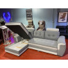 Malibu lit COFFRE design CONFORTABLE canapé d'angle gauche avec convertible lit d'appoint