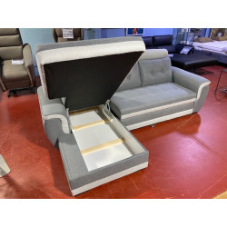 Malibu lit COFFRE design CONFORTABLE canapé d'angle gauche avec convertible lit d'appoint