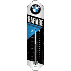 BMW Garage, thermomètre Nostalgic-Art 80312 en fer laqué