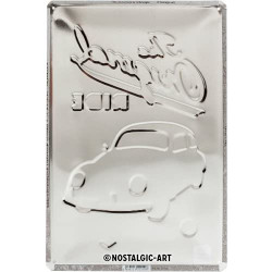 20 x 30 cm COX Nostalgic-Art 22202Plaque en métal Coccinelle Originale de Volkswagen 20 x 30 cm