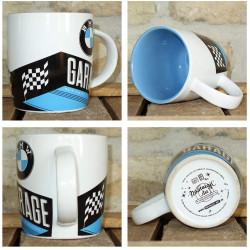 Mug BMW garage Tasse, Céramique, diamètre interne 8,5 x largeur 13 x hauteur 9 cm passe au lave vaisselle et micor-ondes