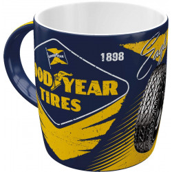 Mug GOOD YEAR Tasse céramique, diamètre intérieur 8,5 x largeur 13 x hauteur 9 cm passe au lave vaisselle et micor-ondes