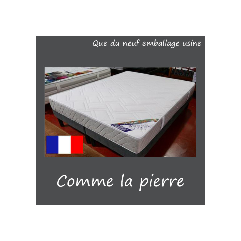 EXTRA FERME 140*190 matelas ARIANE hauteur 21 CM comme la pierre