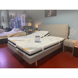 RONDE & ROND 2 x 90 x 200 hr 55 matelas 21 CM spécial pour LARGE et FORT